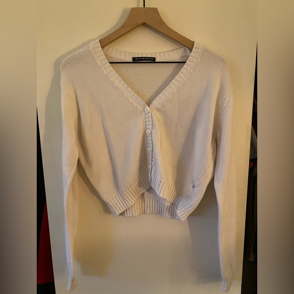 Brandy Melville white cardigan